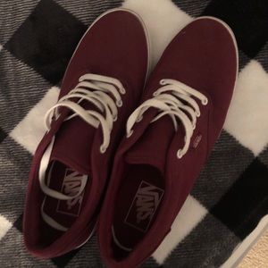 Maroon vans